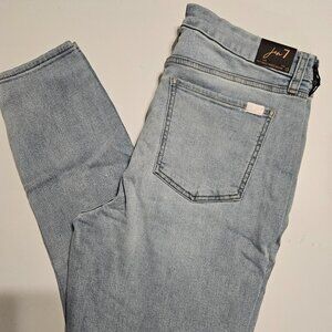 Jen 7 High Rise Skinny Ankle Jeans Size 12